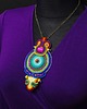 wisiory Etniczny naszyjnik soutache 3