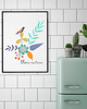 plakaty Plakat. Kwiaty i ptaki 1