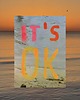plakaty IT'S OK plakat typograficzny minimalistyczny MORZE woda spokój 2