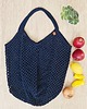 torby na zakupy Ekologiczna torba siatka ze sznurka, granatowa 2