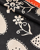 apaszki Mała apaszka damska chustka czarna w serca 53x53 cm 2