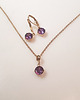 komplet biżuterii Komplet Purple Charming 1
