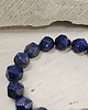 biżuteria męska Tytan anodowany, matowe Lapis Lazuli fasetowany luksus i unikalność 6