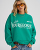 bluza bez kaptura damska Bluza bez kaptura LOOSE FIT emerald BOURGEOISIE damska 7