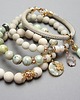 bransoletki z kamieni naturalnych Ivory and pistachios vol. 7 /27.11.24/ - set 4