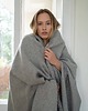 koce i narzuty Koc z wełny merino classic grey 2