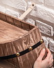 komody i szafki Barek Bodega, półbeczka drewniana stylizowana wys. 79cm 3