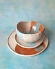patery i talerze Piękny zestaw ceramiczny handmade dla dwojga 4