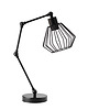 lampy stołowe Czarna lampa biurkowa z regulowanym ramieniem AMPARA LOFT 5