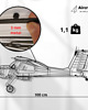 Ozdoby na ścianę Samolot WILGA PZL-104 metalowa ozdoba na ścianę 3D 9
