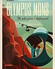 plakaty Mars Olympus Mons - vintage plakat 1