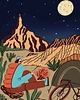 plakaty Plakat Rowerowy Bikepacking Noc 1