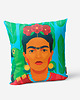 poduszki z grafiką Kolorowa poduszka dekoracyjna - Frida Kahlo 1