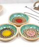 pojemniki na biżuterię Ceramiczna miseczka mandala na biżuterię i kadzidełka 2