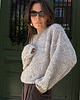 swetry damskie  Jedwabny sweter Crafted grey 4
