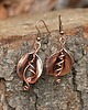 kolczyki wire wrapping Kalie miedzianki 2