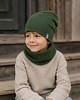 czapki dziecięce Czapka beanie i komin prosty komplet bawełniany dwuwarstwowy 4
