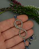 bransoletki wire wrapping Bransoletka nieskończoność niebieski apatyt wire wrapping 3