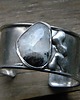 bransoletki wire wrapping Kamień księżycowy   - BRANSOLETA MANKIET - CUFF 3