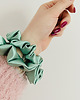 gumki do włosów Satynowa gumka do włosów scrunchie Szałwia RÓŻNE MODELE 8