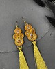 kolczyki chwosty Złote kolczyki sutasz z chwostami 1