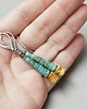 kolczyki srebrne Kolczyki srebrne Turkusowe maczugi vol. 2 6