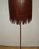 lampy podłogowe Duńska lampa podłogowa lata 60. Tek, mosiądz i drewno Vintage 2x E27 6