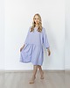 sukienki midi damskie LNIANA SUKIENKA OVERSIZE / 100% LEN 1