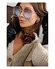 chokery Brązowy choker z jedwabiu w groszki 4