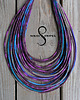 naszyjniki - inne Masajka "Violet & Turquoise" 1