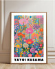 plakaty PLAKAT dekoracyjny , maki Yayoi Kusama, wystawowy, kwiaty 5