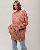 swetry damskie  Wełniany sweter z golfem, golf, VINTAGE ROSE 4