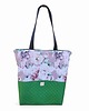 torby na ramię Torba shopper na zakupy wodoodporna shopperka torba na ramię piwonia peonia 1