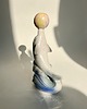 figurki i rzeźby Ceramiczny delfin vintage 5