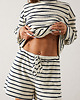 bluza bez kaptura damska Bluza ISABEL stripes 3