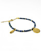 bransoletki z kamieni naturalnych Bransoletka GRUDZIEŃ lapis lazuli, ostrokrzew 1