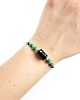 bransoletki z kamieni naturalnych Czarny turmalin, malachit i hematyt bransoletka 1