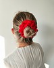 gumki do włosów Gumka jedwabna, scrunchie, frotka płomienna  MAXI 2