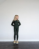 legginsy i getry dla dziewczynki Legginsy dziecięce prążek leśny 2