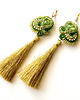 kolczyki soutache Sutaszowe kolczyki LIMON z chwostami 2