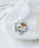 wisiory Porcelanowy naszyjnik FLOWER POWER 2