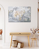 obrazy Obraz na płótnie - 100x70 cm  Czaple i ornamenty (1-0693) 2