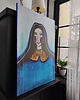 obrazy Obraz na zamówienie kupującego - Pani Zima - 100x70 cm 2