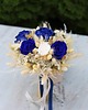 dodatki ślubne Niebieski Bukiet Ślubny, bukiet dla Panny Młodej 2
