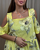 sukienki maxi damskie Lniana sukienka Giallo 1