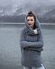 swetry damskie  Sweter Boucle Szary 5