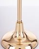świeczniki i świece Świecznik złoty z kloszem 29x11 cm LAMBONG - II średni 3