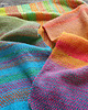 szale damskie UNIKAT szal dziergany (jak tkany) "Happy Colors" 5