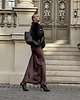 torby na ramię SHOPPER GINA M ciemny brąz szewro GOLD 4