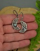 kolczyki wire wrapping Kolczyki księżyce labradoryt wire wrapping 4